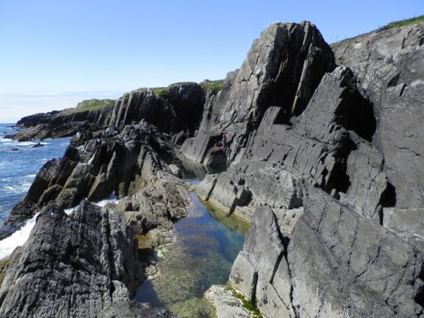 Rock Climbing on Clare Island